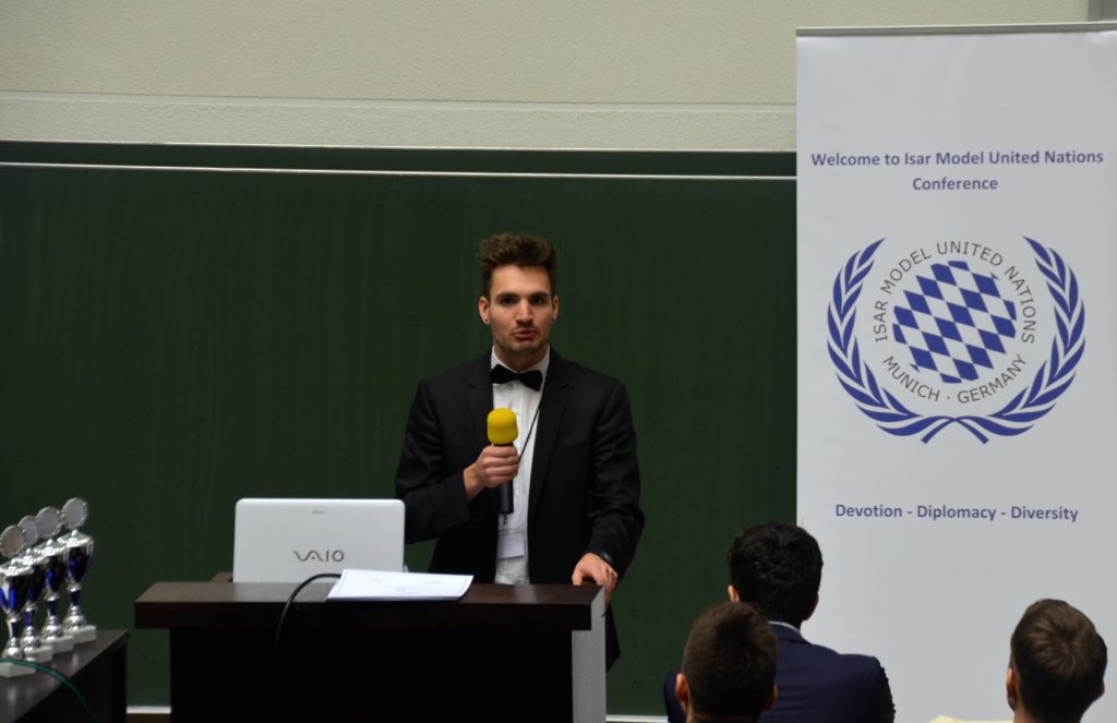 Speech at the closing ceremony whilst awards waiting to get dispersed